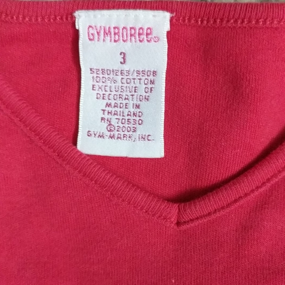 Girls size 3 Gymboree red & white top & skort - Picture 4 of 8